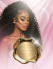Posh Curly Half Wig